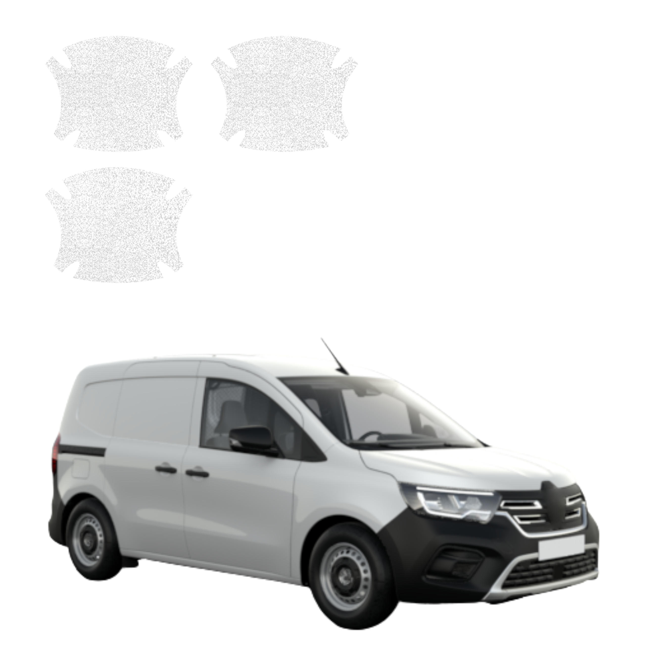 3w1 Biała powłoka techniczna Grizz Protector pod klamki Renault Kangoo Van (2021-2026)