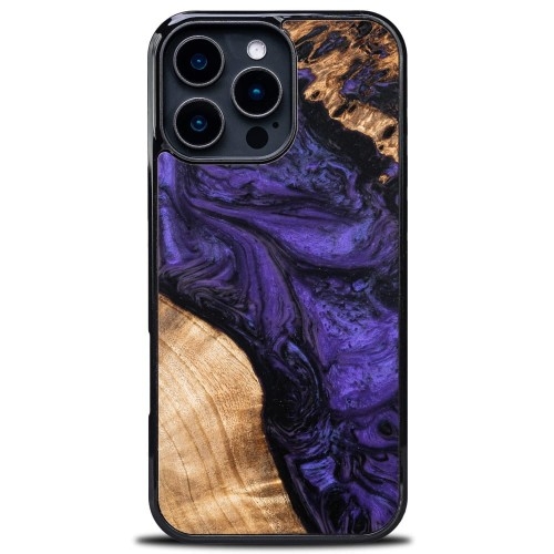 Image of Drewniane etui do iPhone 16 Pro Max, Bewood Unique Violet