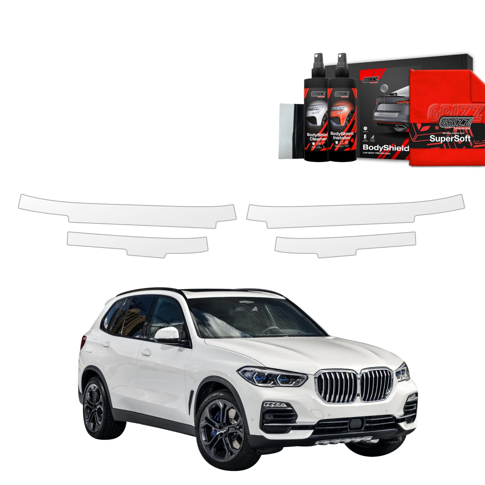 4w1 Folia ochronna na progi Grizz Protector do BMW X5 (2018-2023)
