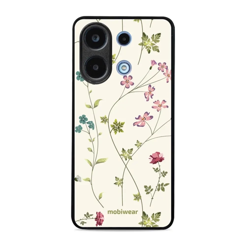 Etui ochronne do Xiaomi Redmi Note 13 4G, Mobiwear Glossy Case, sielski kwiat