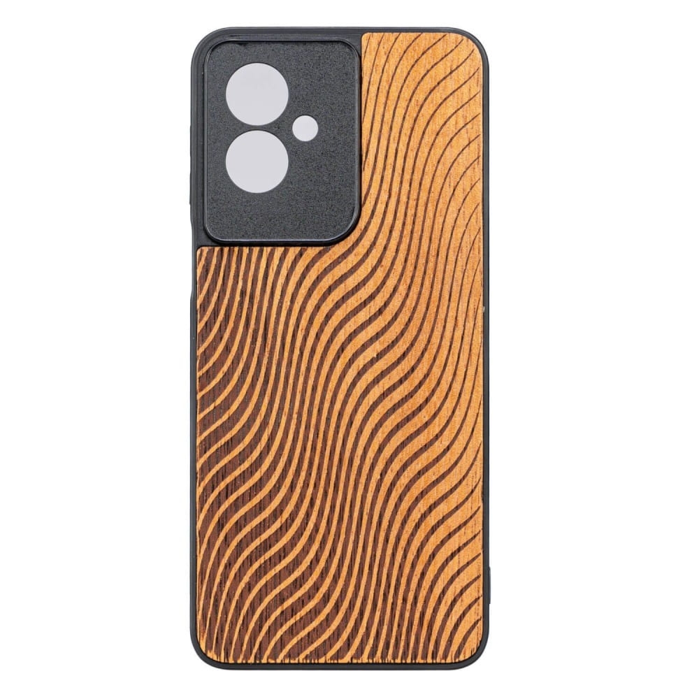 Drewniane etui do Motorola Moto G55 5G, Bewood Fale Merbau
