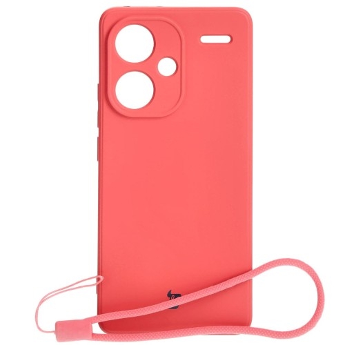 Image of Etui Bizon Case Silicone Sq do Xiaomi Redmi Note 13 Pro+ 5G, brudny róż