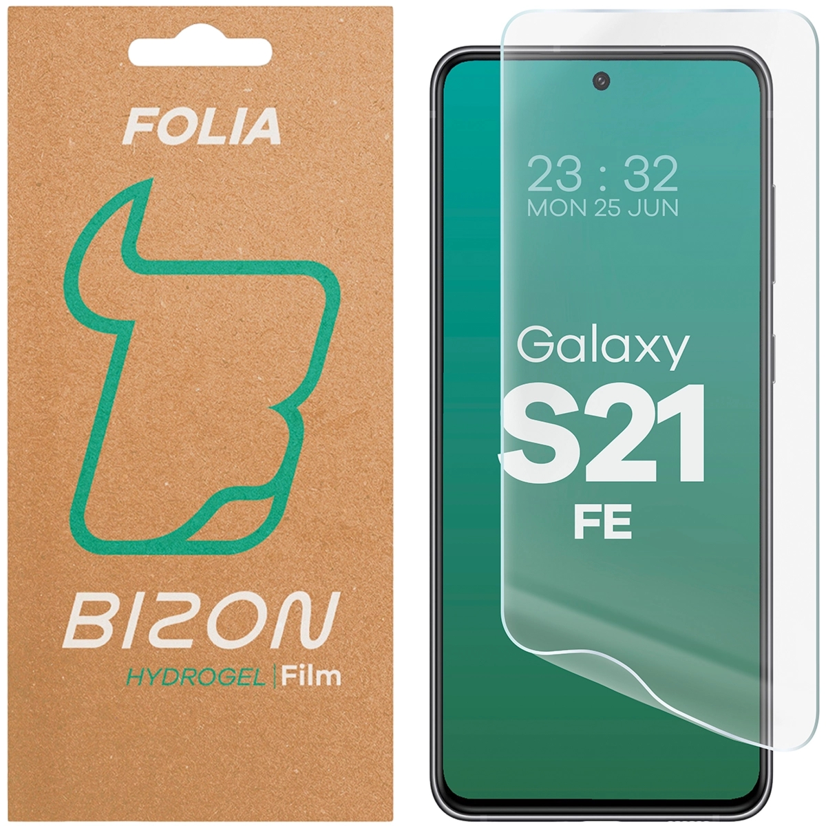 Folia hydrożelowa na ekran Bizon Film Hydrogel Front do Galaxy S21 FE, 1 sztuka