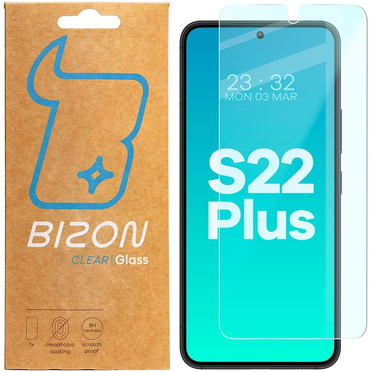 Szkło hartowane Bizon Glass Clear do Galaxy S22 Plus