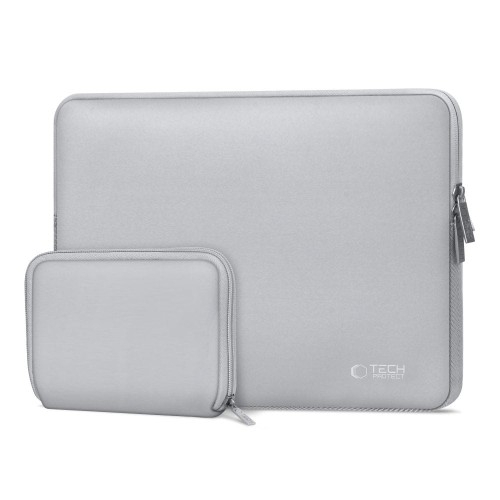 Image of Etui Tech-Protect Neo Slim do laptopów 13" / 14", szare