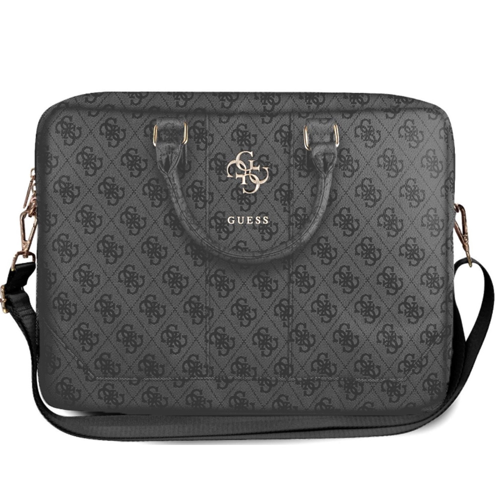 Torba do laptopa do 16” Guess 4G Big Logo, szara