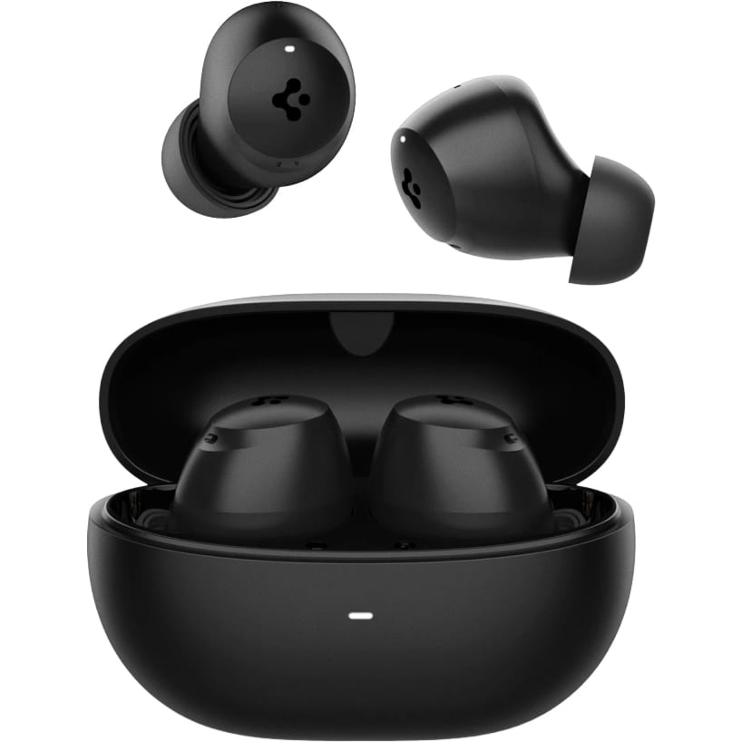 Bezprzewodowe słuchawki dokanałowe z aktywną redukcją szumów Spigen SA2401 ANC PRO, Bluetooth 5.2, czarne