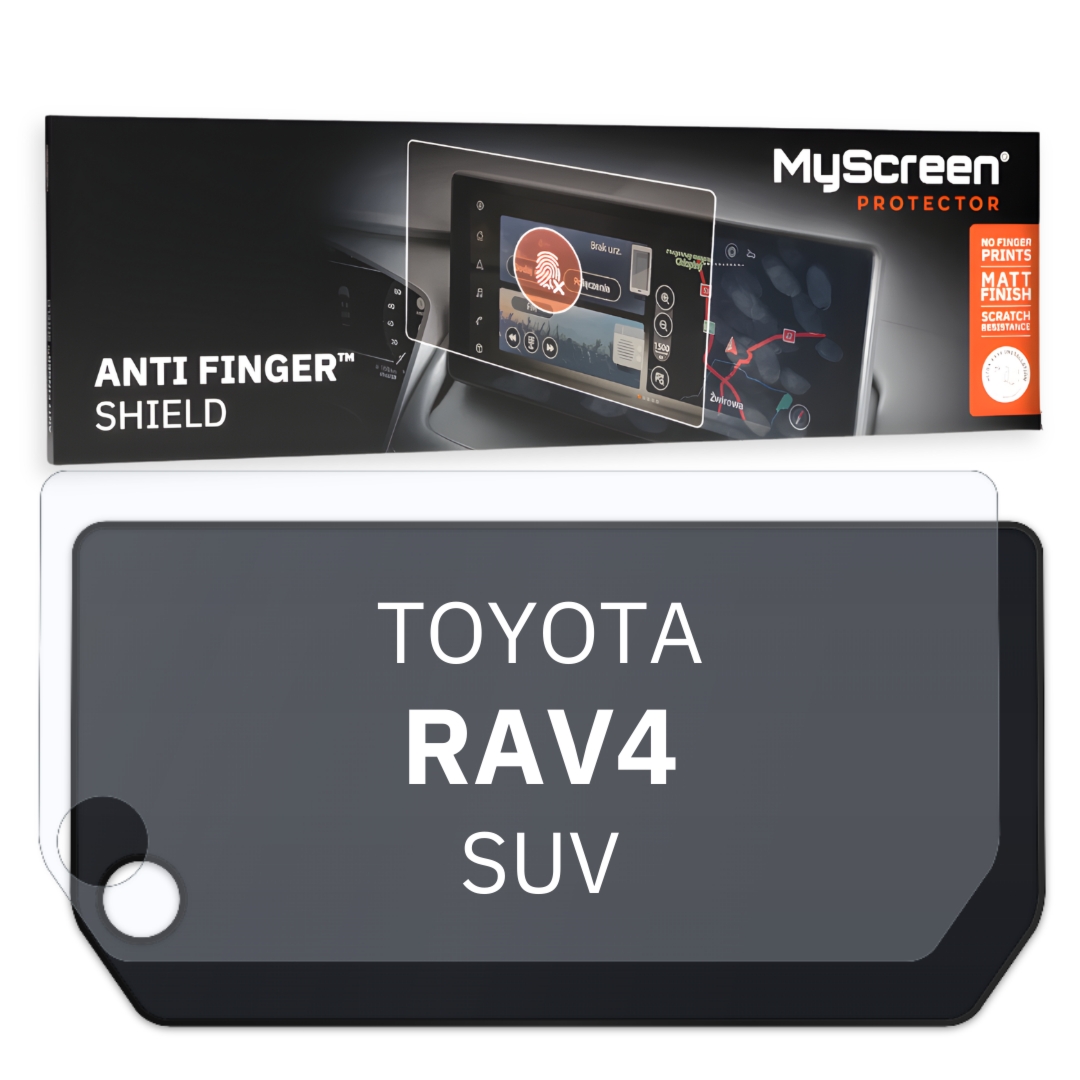 Folia samochodowa na ekran główny, MyScreen Anti Finger Shield do Toyota RAV4 (Comfort) V (2022-2026), matowa