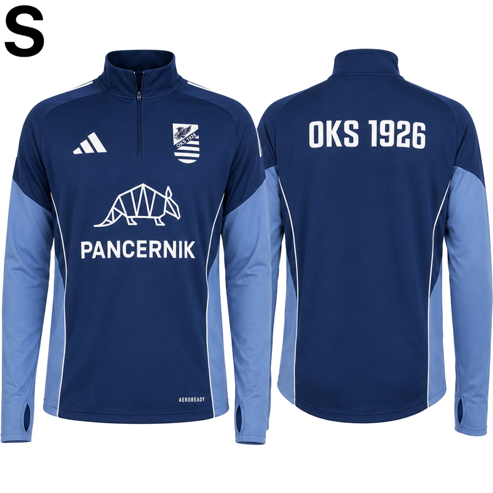 Bluza sportowa, piłkarska, adidas Tiro 25 OKS 1926 x Pancernik, granatowa, S