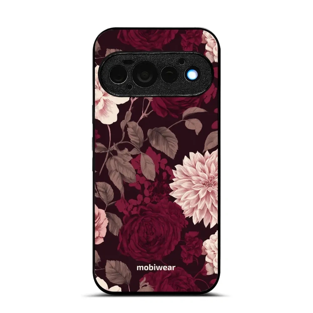 Etui ochronne do Google Pixel 11 Pro, Mobiwear Glossy Case, wino i dalie