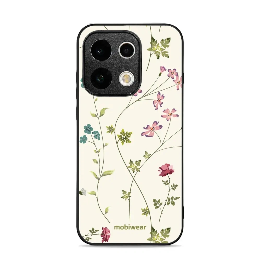 Etui ochronne do Oppo Reno16 5G, Mobiwear Glossy Case, sielski kwiat