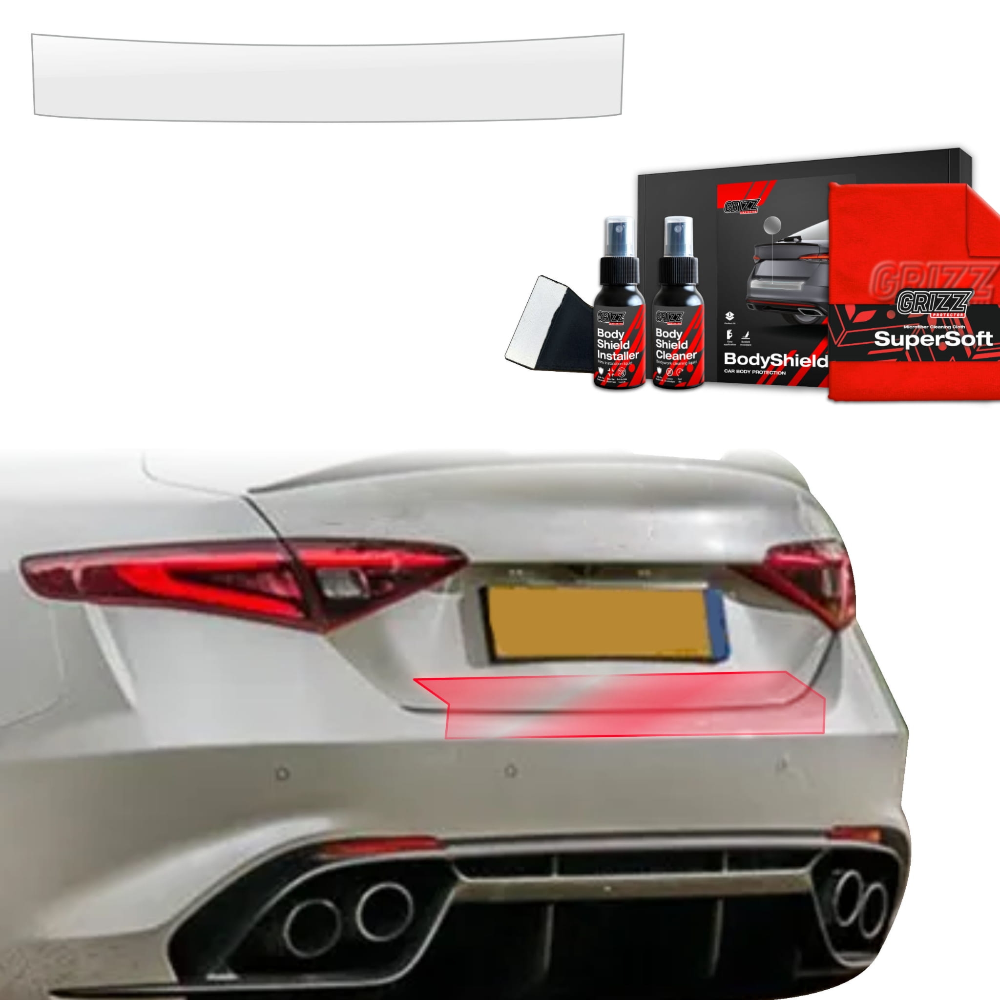 Folia ochronna Grizz Protector na próg bagażnika do Alfa Romeo Giulia (2023-2026)