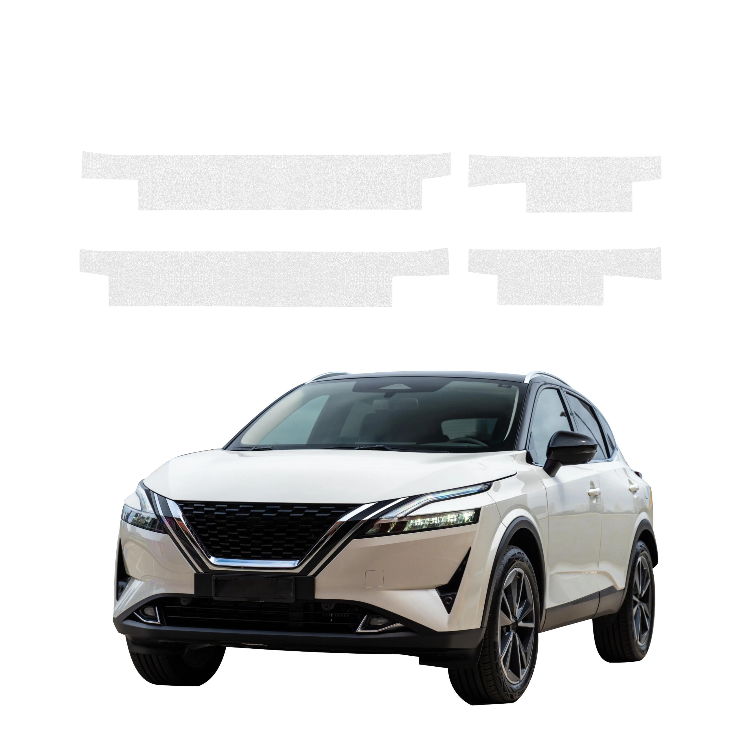 4w1 Bezbarwna powłoka techniczna Grizz Protector na progi Nissan Qashqai 3 (2021-2024)