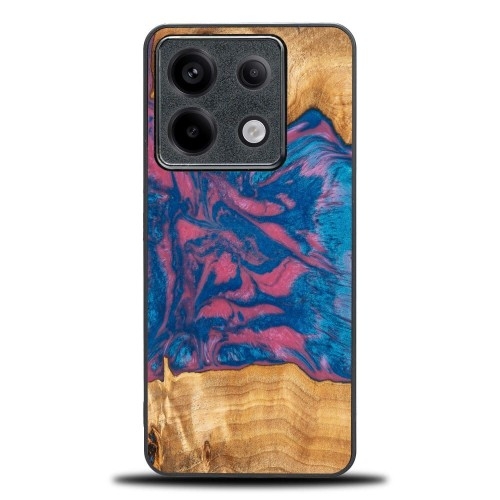 Image of Drewniane etui do Xiaomi Redmi Note 13 5G, Bewood Unique Neons Vegas