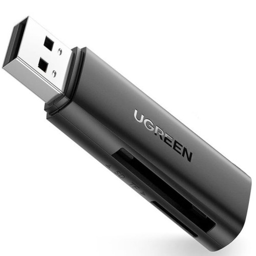 Image of Przenośny czytnik kart TF / SD - USB 3.0, 5Gb/s Ugreen, czarny