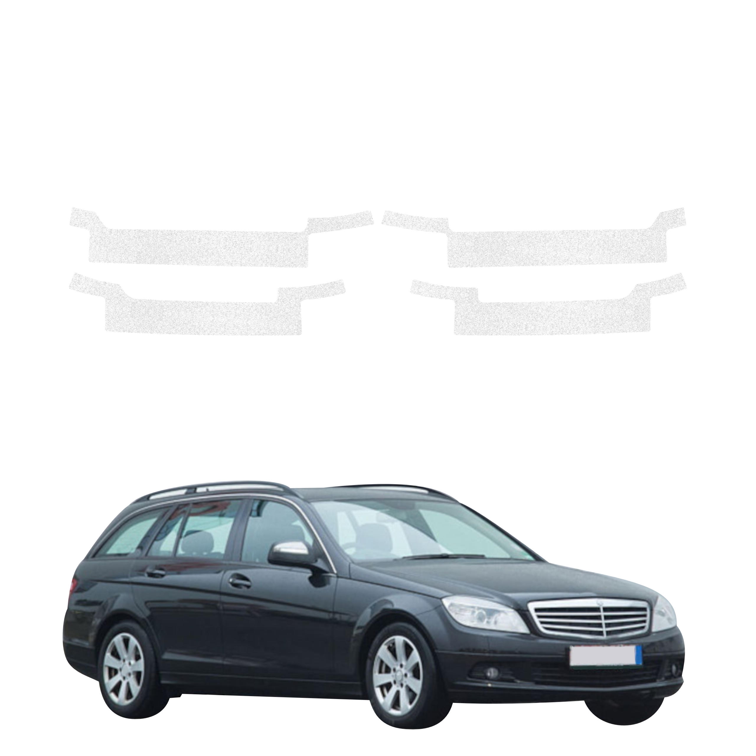 4w1 Biała powłoka techniczna Grizz Protector na progi Mercedes Benz C Klasa S204 Kombi (2007-2011)