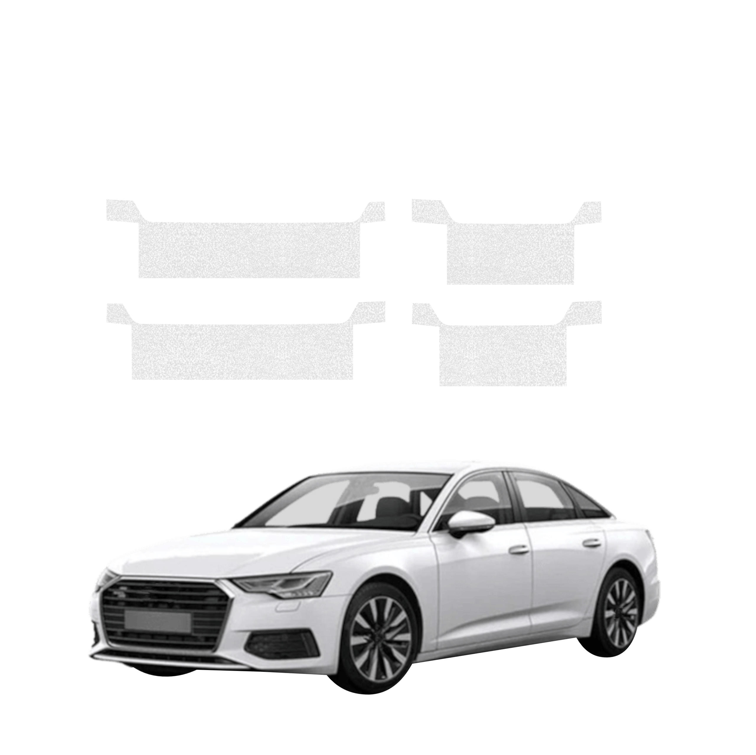 4w1 Bezbarwna powłoka techniczna Grizz Protector na progi Audi A6 C8 Sedan (2018-2023)