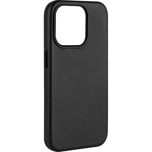 Image of Etui Fixed MagLeather do iPhone 15 Pro, czarne