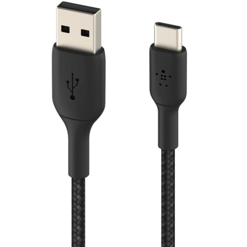 Image of OUTLET: Kabel Belkin Boost Charge Braided USB-C do USB-A 3m, czarny