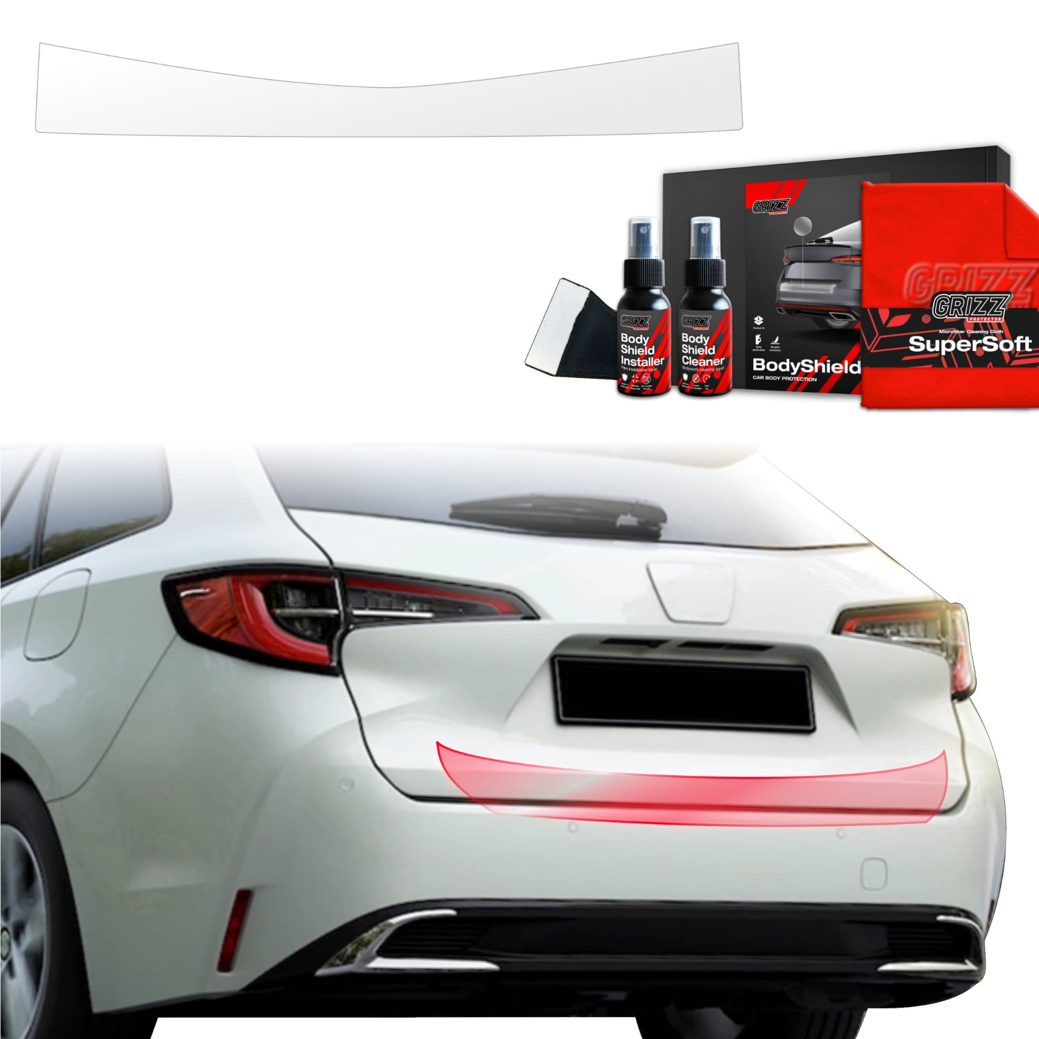 Folia ochronna Grizz Protector na próg bagażnika do Toyota Corolla Kombi Facelift (2022-2026)