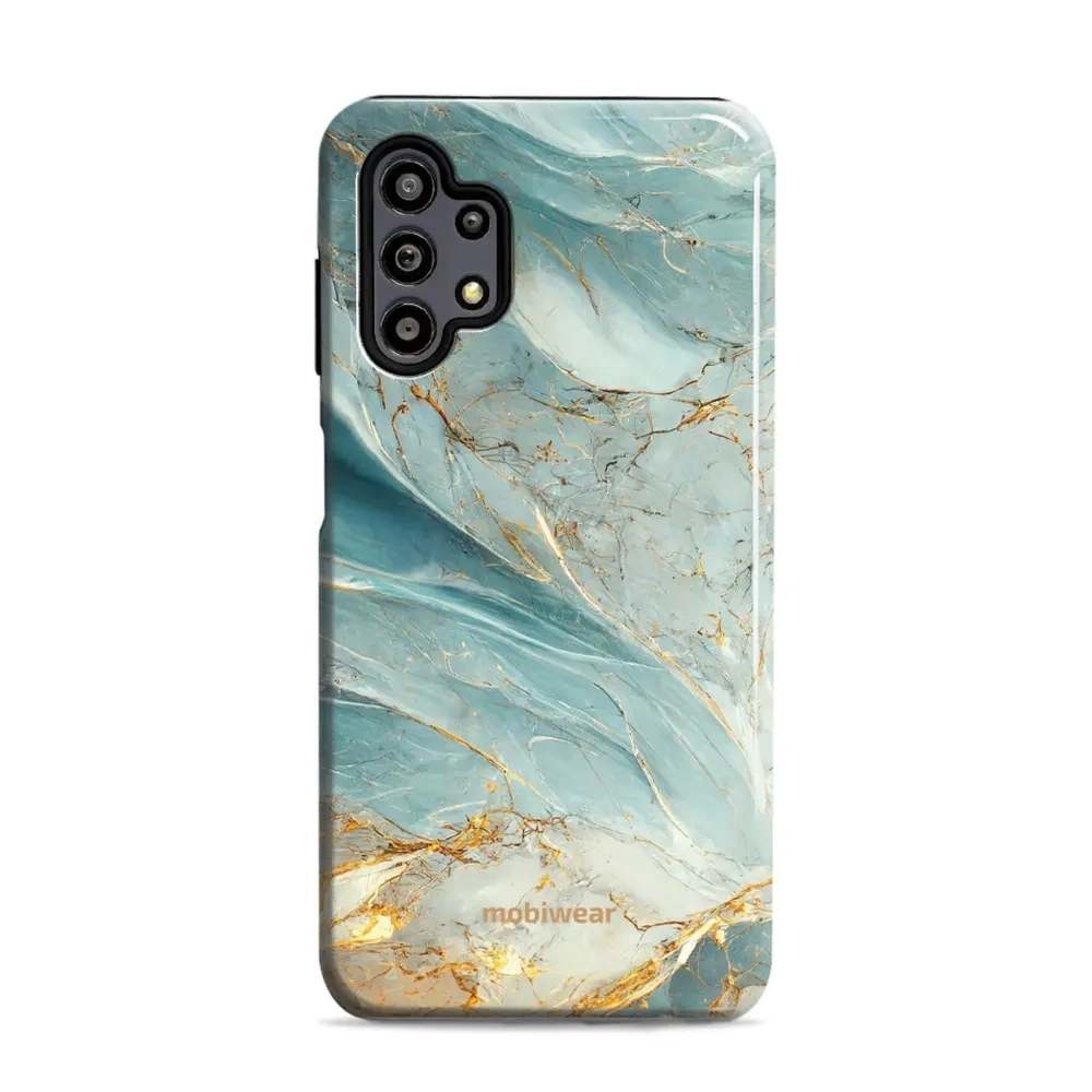 Etui ochronne do Galaxy A32 5G, Mobiwear Elite Pro, żyła lazuru