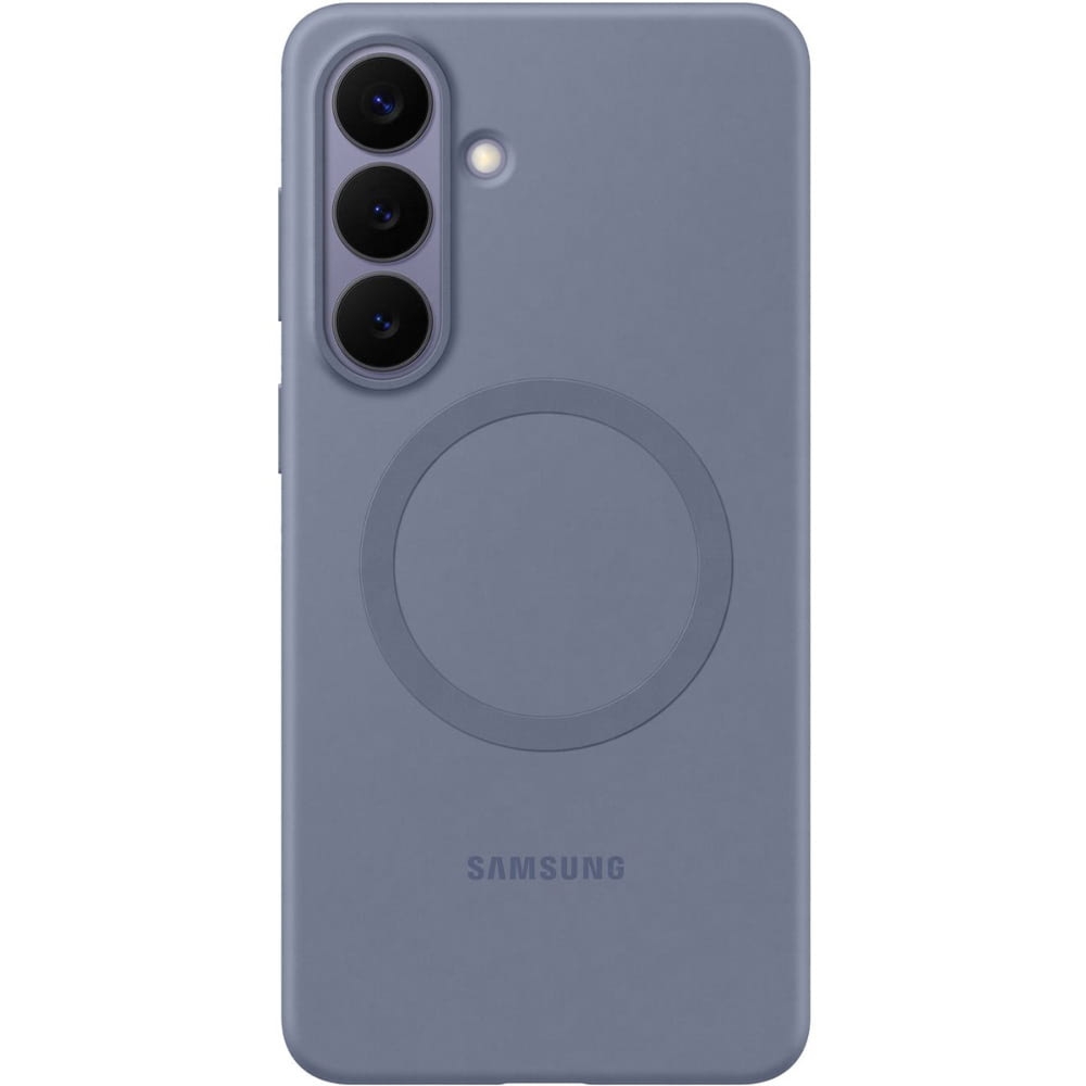 Oryginalne etui Samsung Silicone Magnet Case do Galaxy S26 Plus, do MagSafe, niebieskie