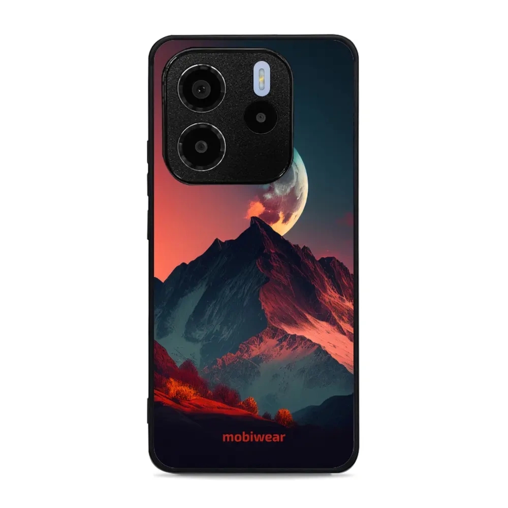 Etui ochronne do Xiaomi Redmi Note 14 4G, Mobiwear Glossy Case, górski zmierzch