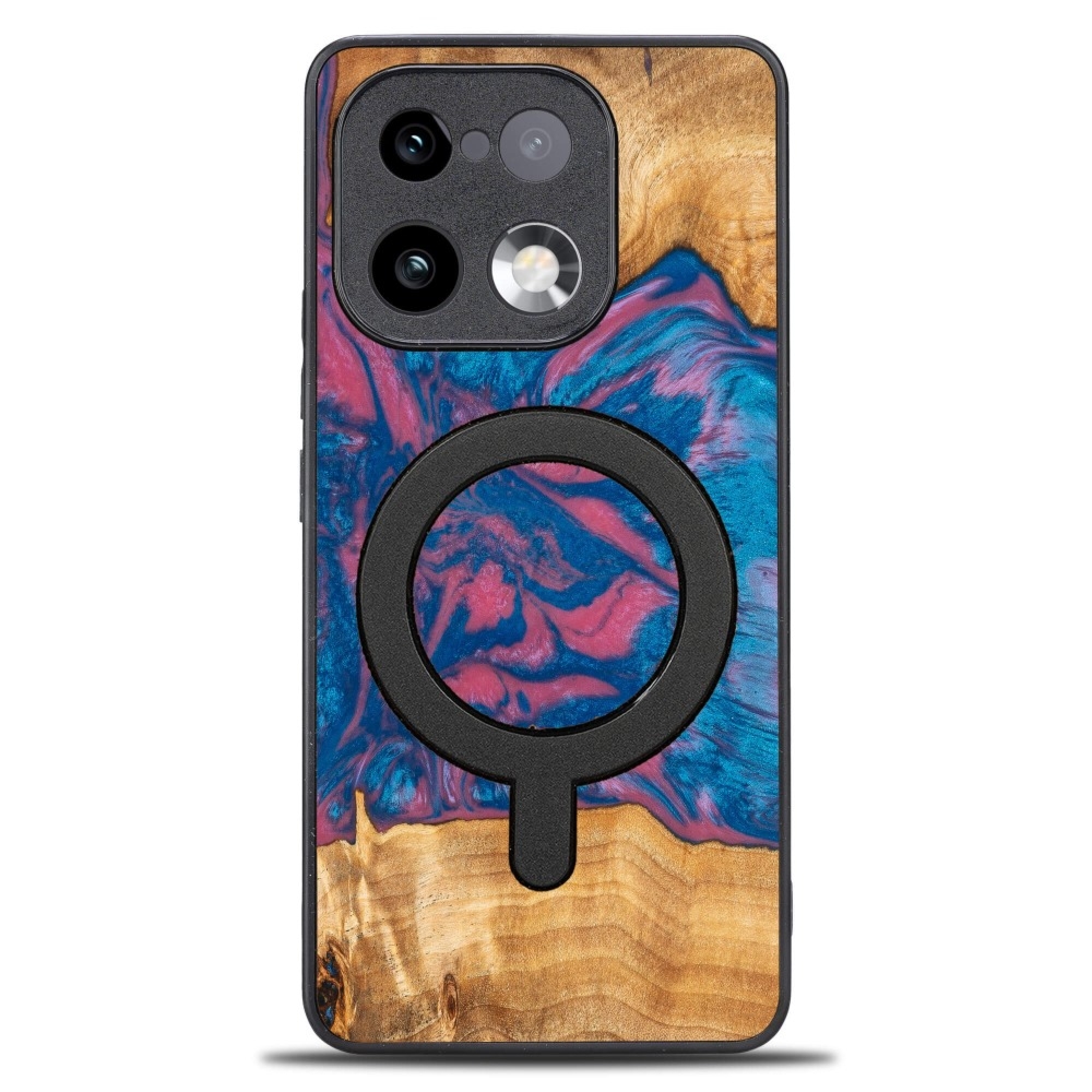 Drewniane etui do Realme 16 Pro 5G, Bewood Unique Neons Vegas do MagSafe