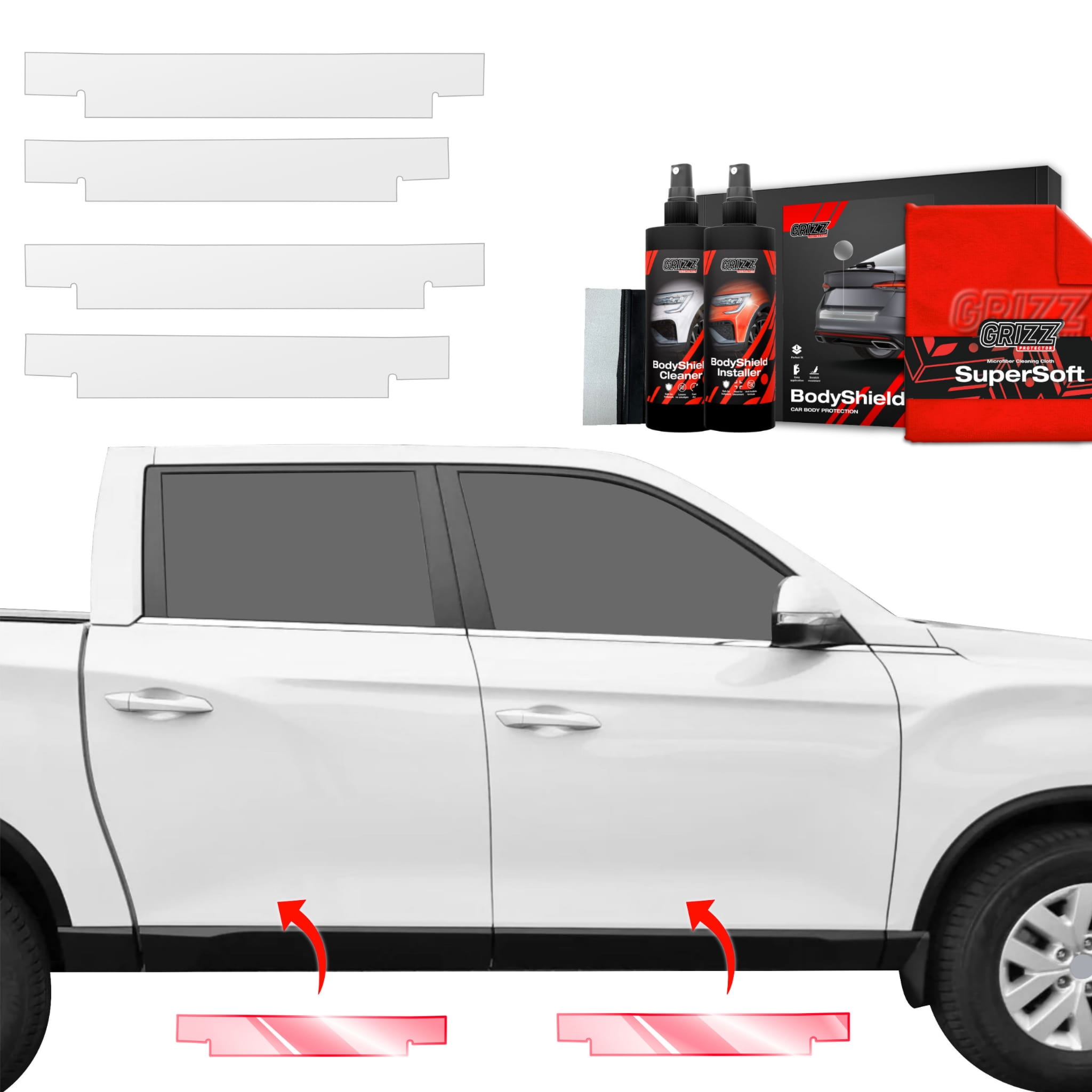4w1 Folia ochronna Grizz Protector na progi do SsangYong Musso (2023-2026)