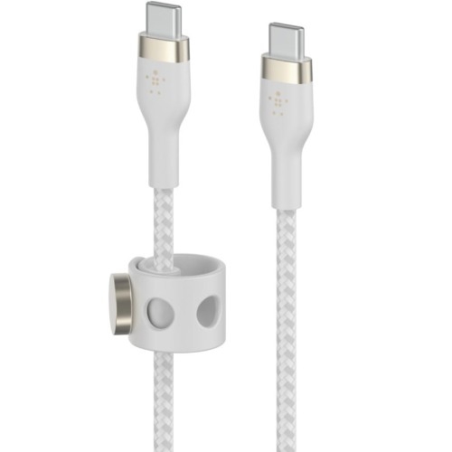 Image of OUTLET: Kabel Belkin Boost Charge Pro Flex Braided USB-C do USB-C 3m, biały