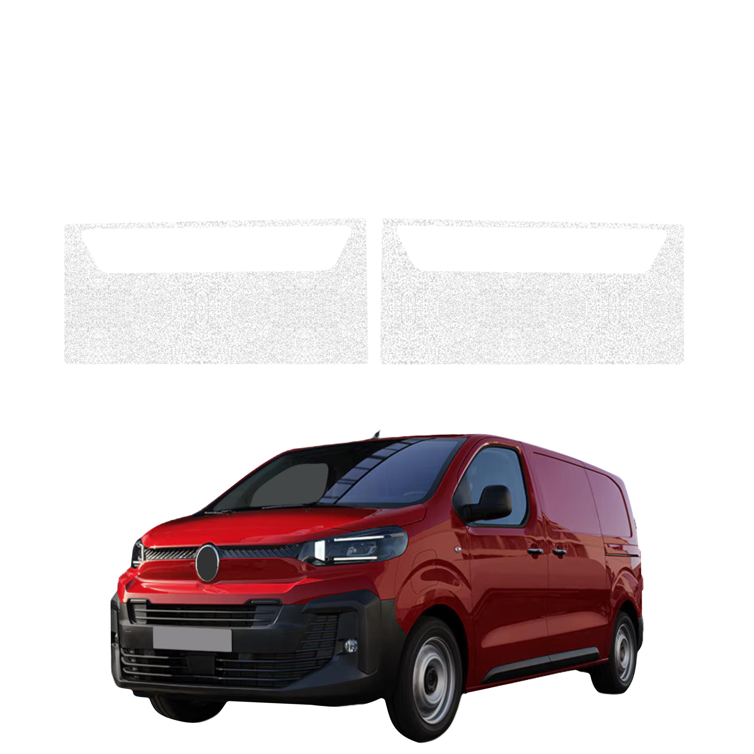 2w1 Biała powłoka techniczna Grizz Protector na przednie progi Citroen Jumpy (2024-2026)