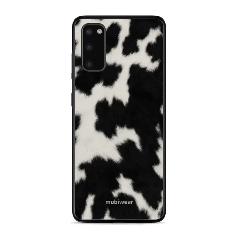 Etui ochronne do Galaxy S20, Mobiwear Glossy Case, krowie futerko