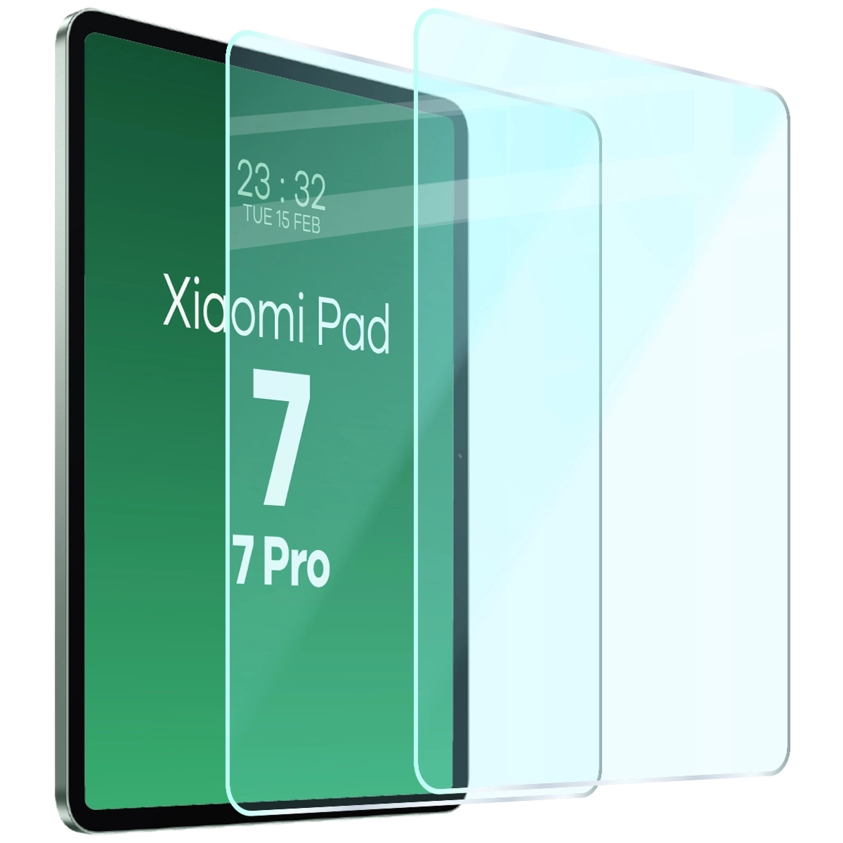 Szkło hartowane do tabletu Bizon Glass Tab Clear Duo do  Xiaomi Pad 7/ 7 Pro, 2 sztuki