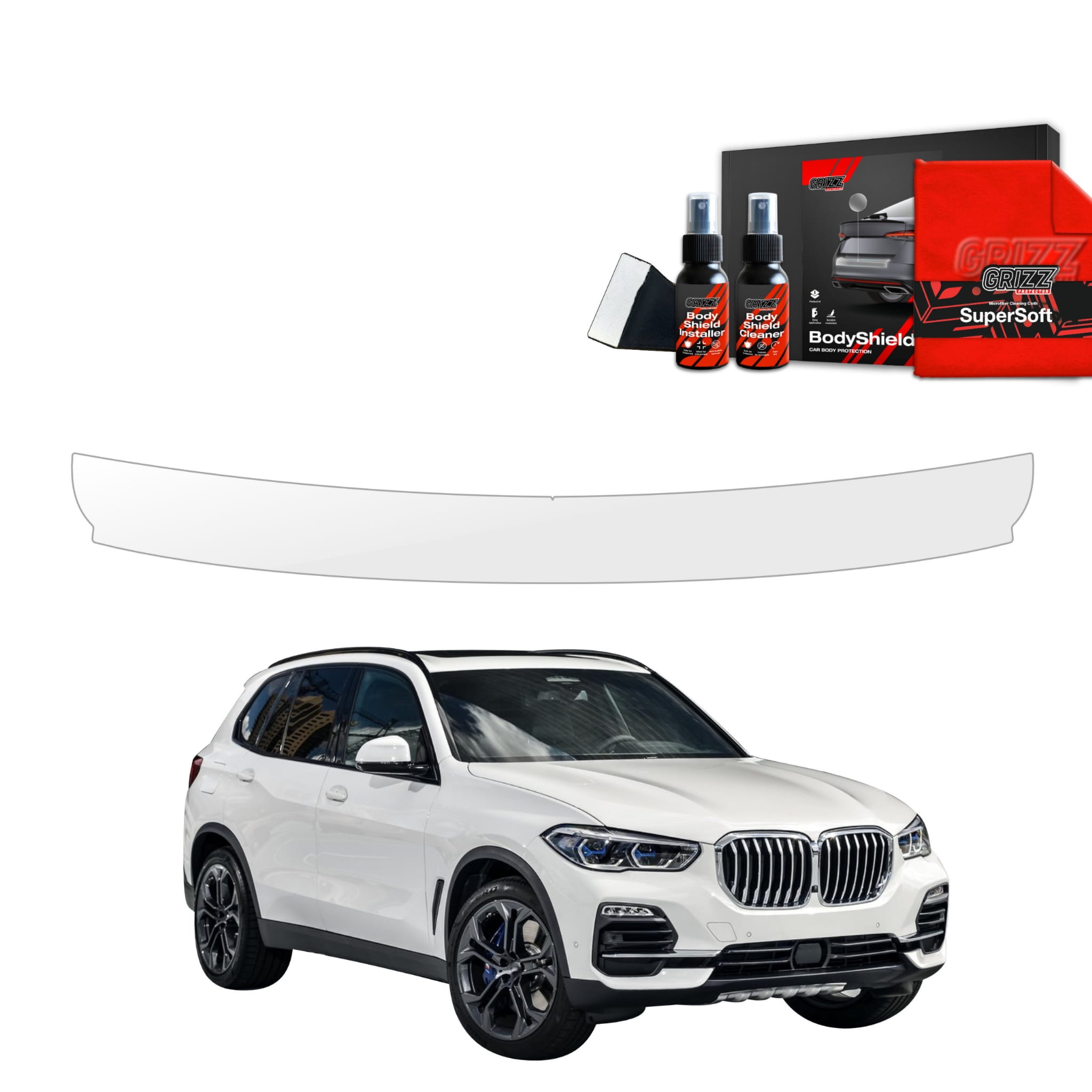 Folia ochronna na próg bagażnika Grizz Protector do BMW X5 (2018-2023)
