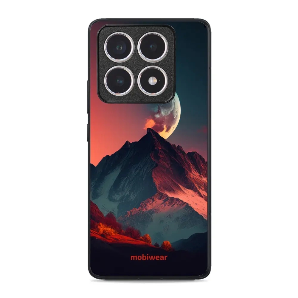 Etui ochronne do Xiaomi 14T, Mobiwear Glossy Case, górski zmierzch