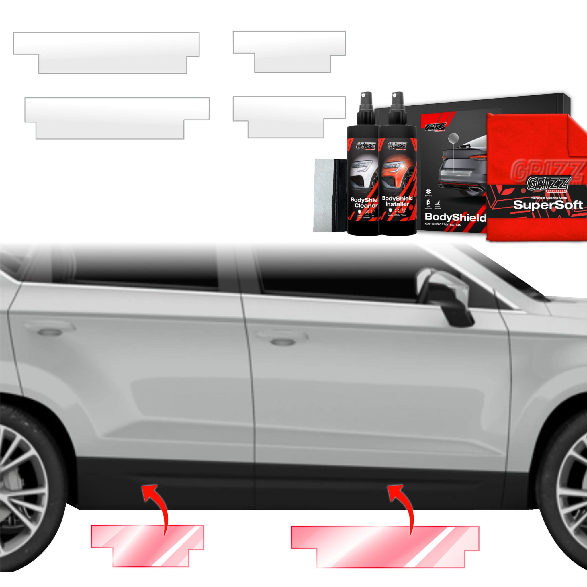 4w1 Folia ochronna Grizz Protector na progi do Seat Ateca (2020-2026)
