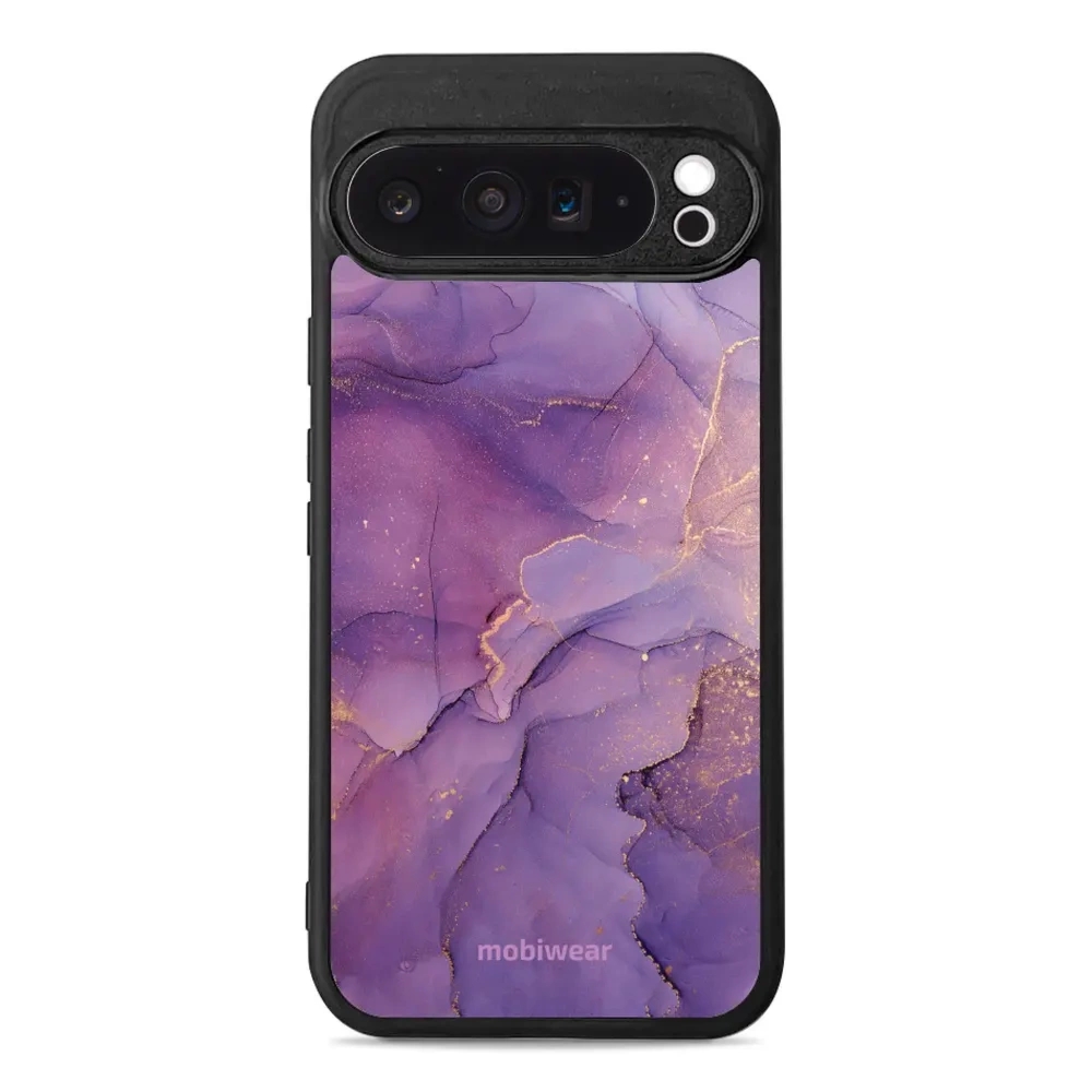Etui ochronne do Google Pixel 9 Pro XL, Mobiwear Glossy Case, fioletowe