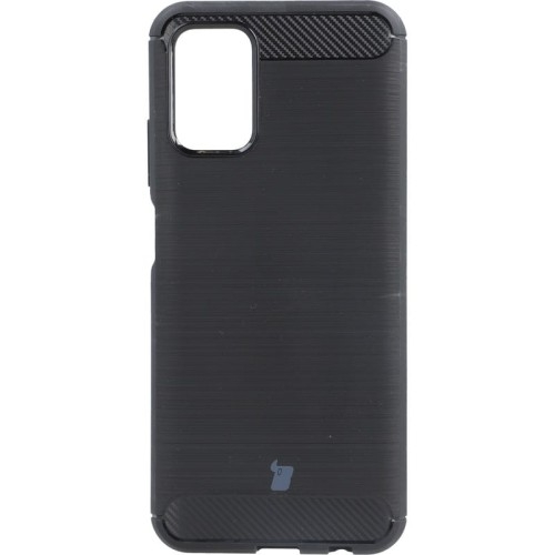 Image of Etui Bizon Case Carbon TPU do Galaxy A03s, czarne