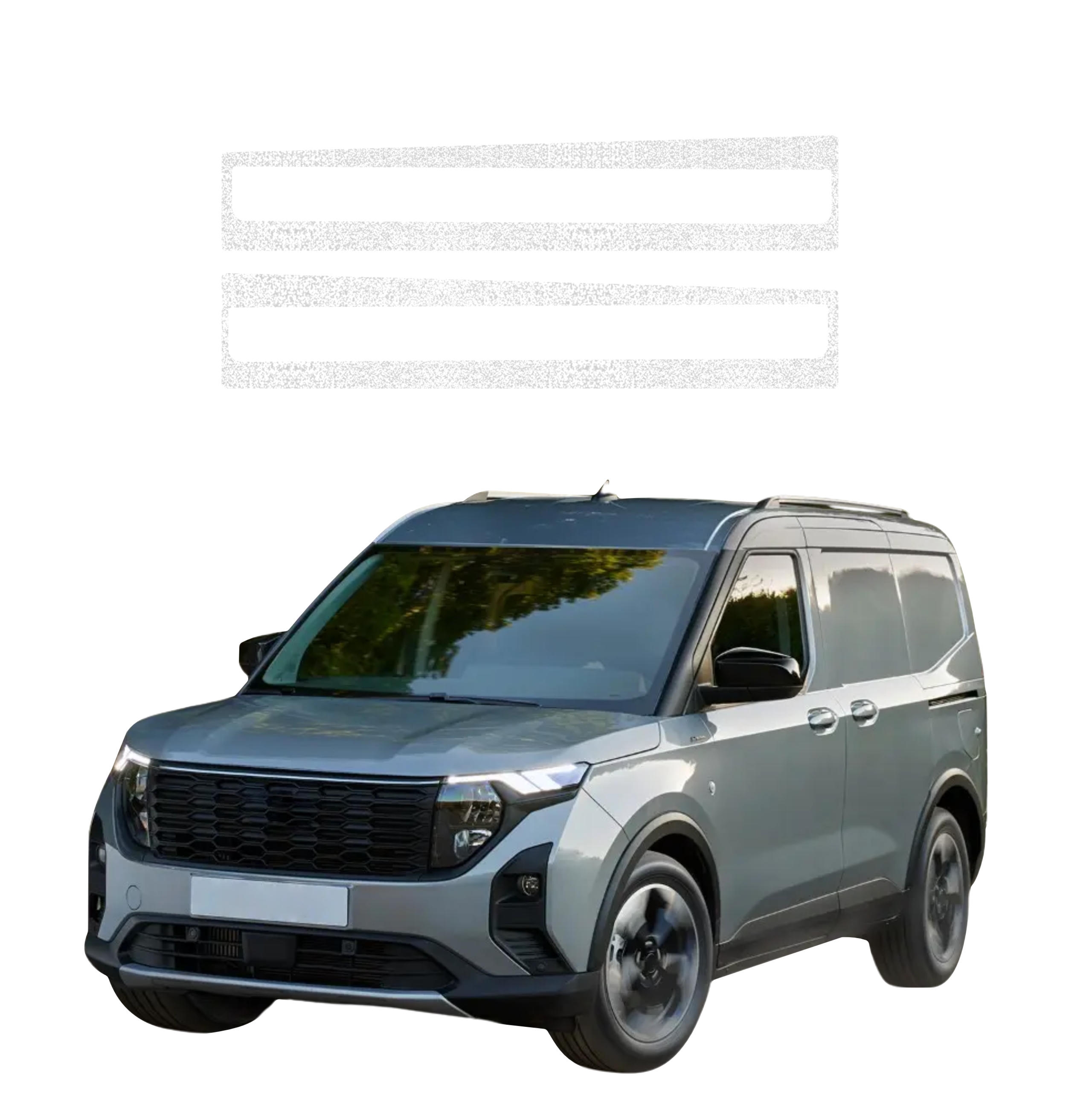 2w1 Biała powłoka techniczna Grizz Protector na przednie progi Ford Transit Courier (2024-2026)
