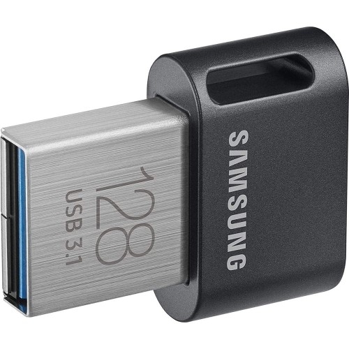 Image of pendrive usb 3.1 flash drive fit plus samsung 128 gb, szary