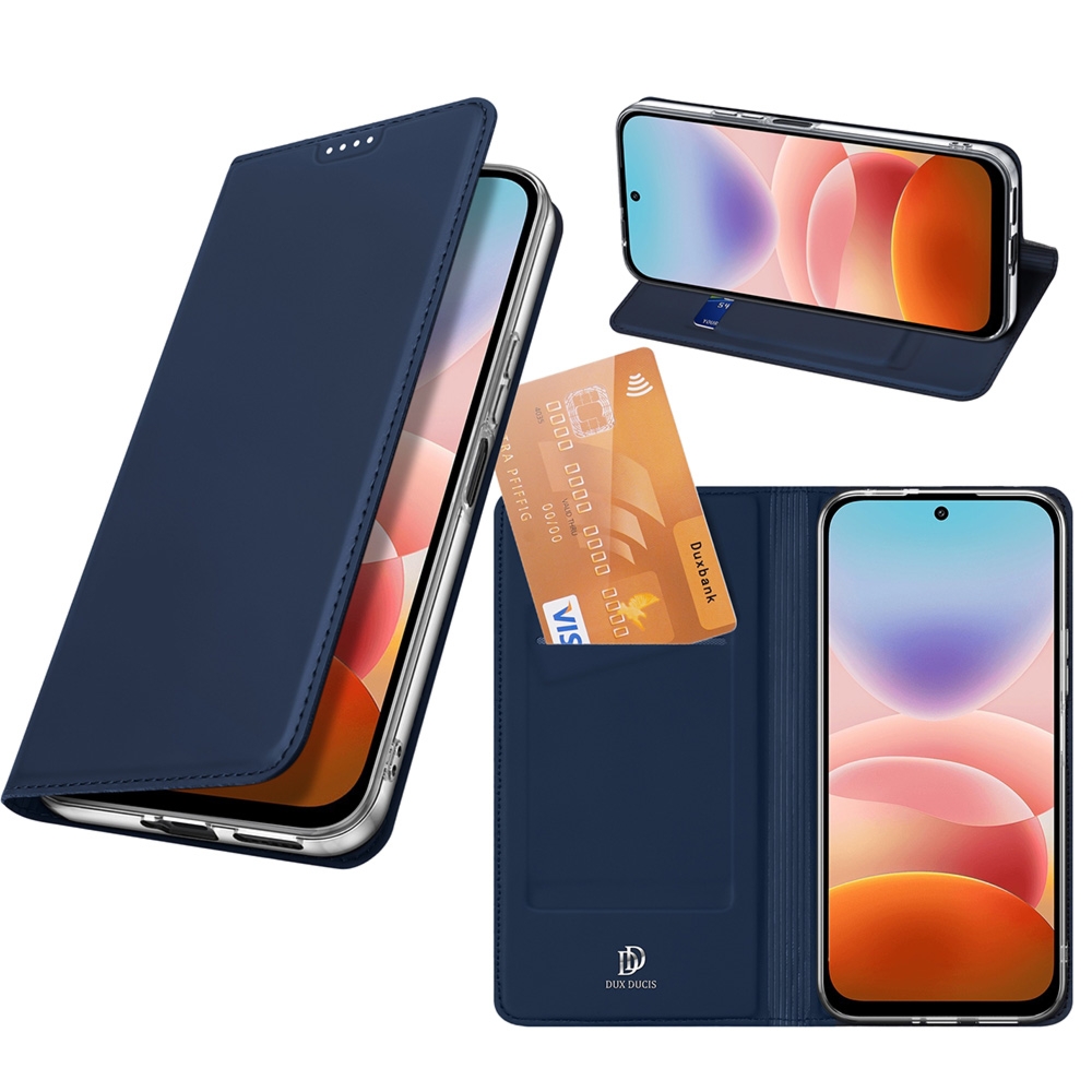 Etui z klapką Dux Ducis Skin Pro do Xiaomi Redmi 17 4G/5G, granatowe