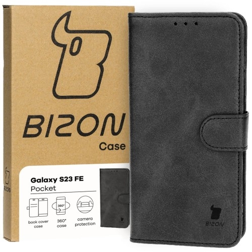 Image of Etui Bizon Case Pocket do Samsung Galaxy S23 FE, czarne