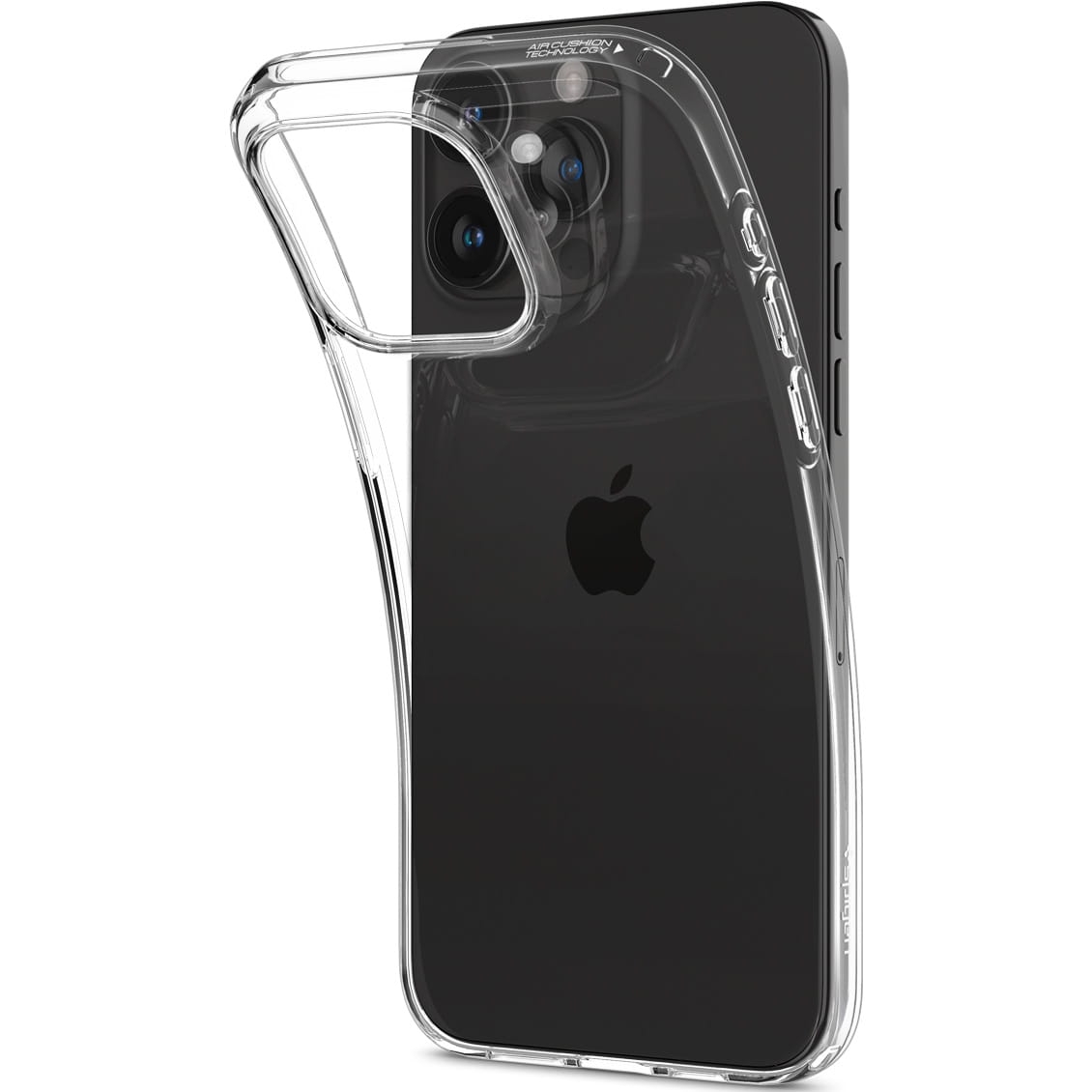 Image of Etui Spigen Liquid Crystal do iPhone 15 Pro, przezroczyste