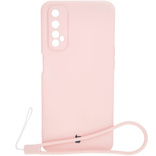 Image of Etui Bizon Case Silicone do Realme 7, jasnoróżowe