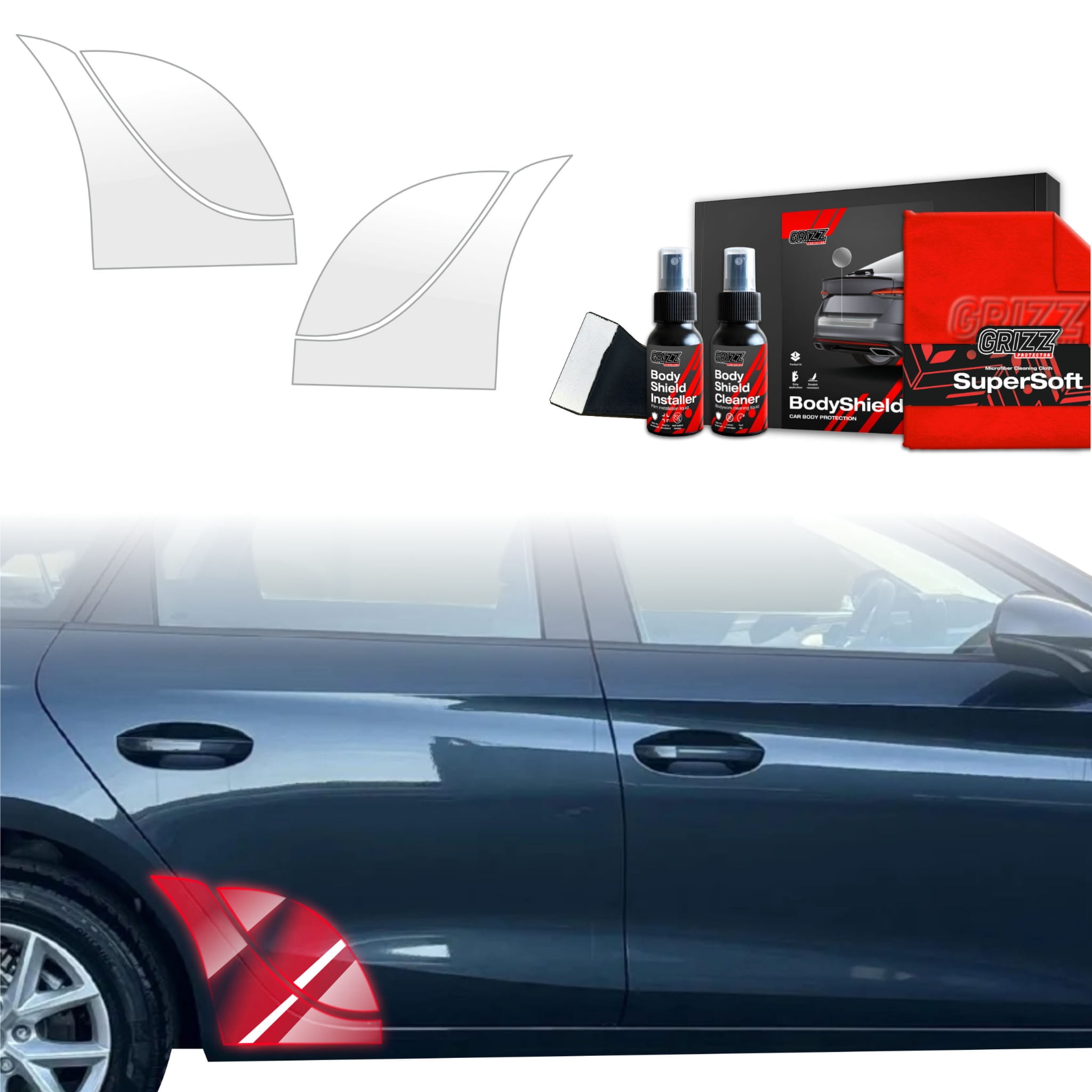 4w1 Folia ochronna Grizz Protector na nadkola do Seat Leon (2024-2026)