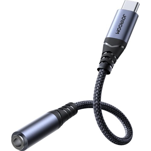 Image of Adapter, przejściówka DAC Joyroom SY-C01, USB-C - Jack 3.5mm, czarny