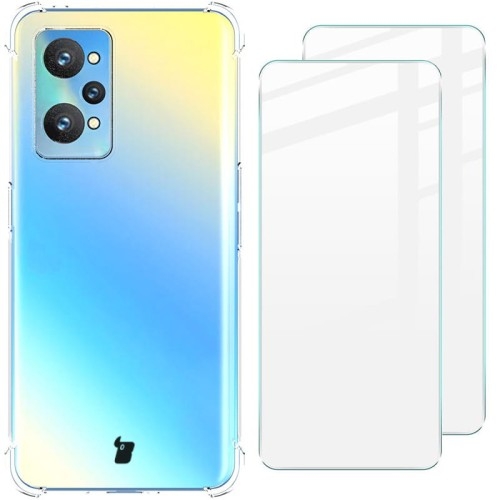 Image of Etui + 2x szkło Bizon Case Clear Pack do Realme GT2 / GT Neo 2 / GT Neo 3T, przezroczyste