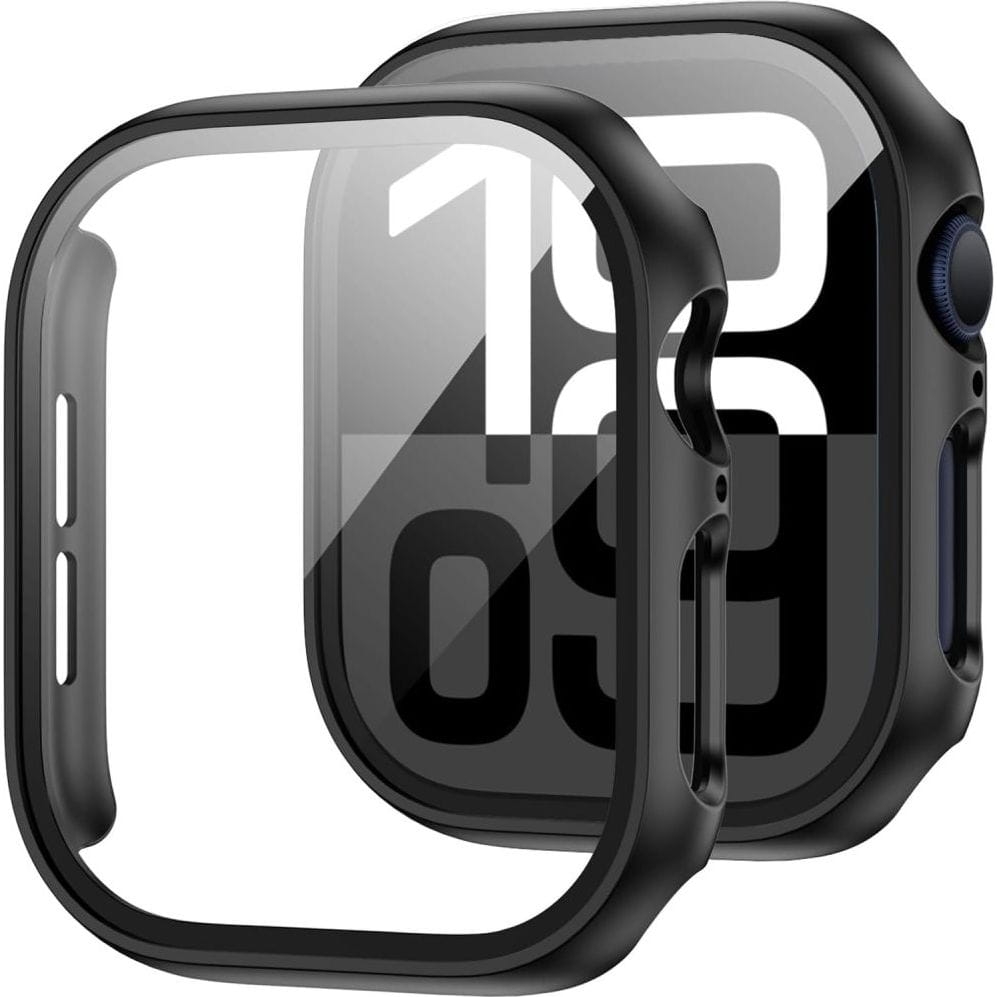 Image of Etui + szkło Tech-Protect Defense360 do Apple Watch 10 (42 mm), czarne
