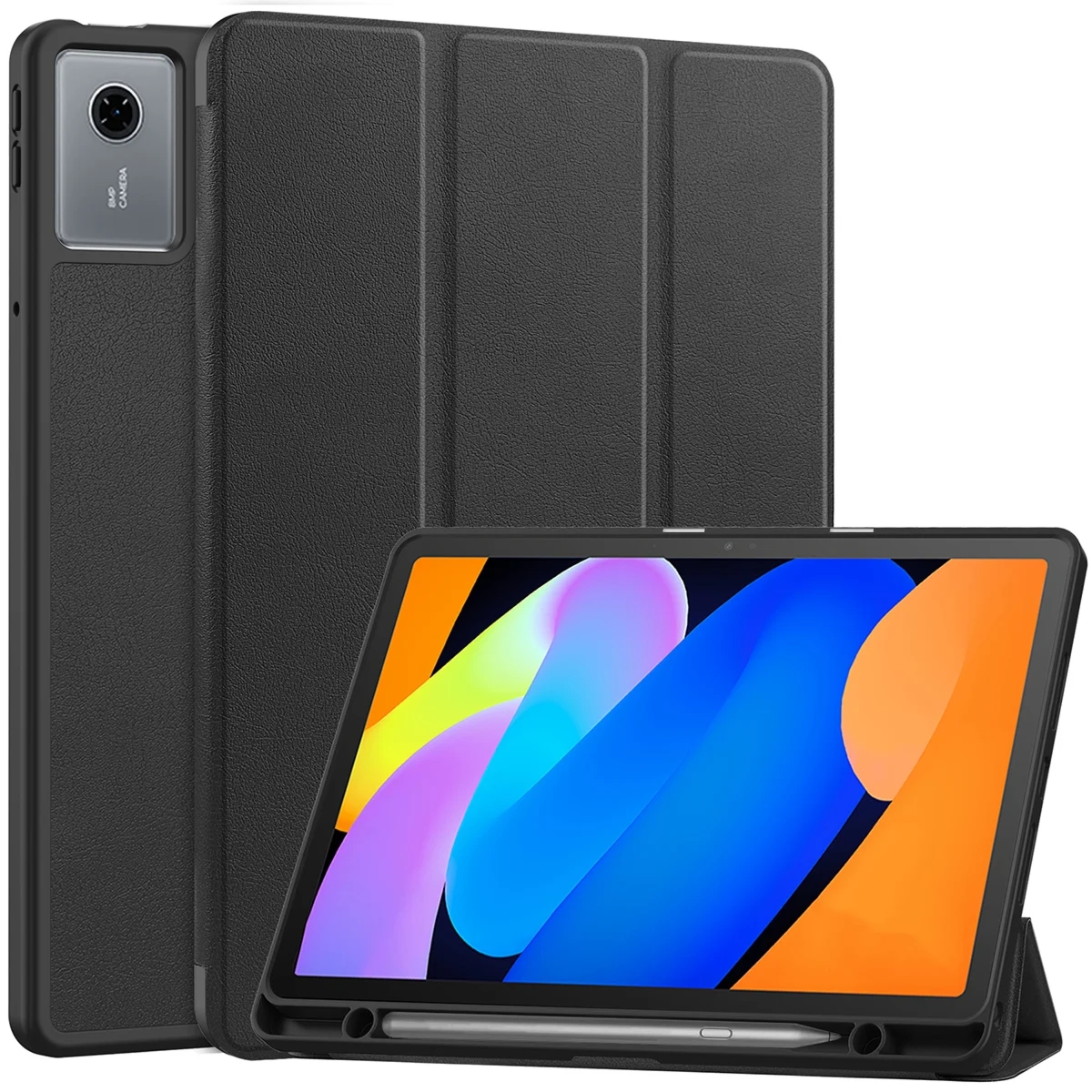 Etui z klapką Bizon Case Tab Lizard do Lenovo Idea Tab 11, czarne