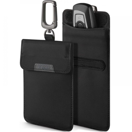 Image of Etui Spigen Klasden Keyless Faraday RFID Shield, czarne